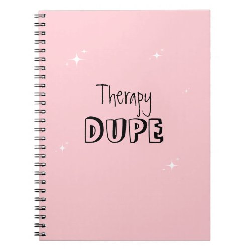 Therapy DUPE Girl Journal
