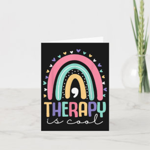 Therapy Is Cool Mental Health S Awareness Rainbow Card