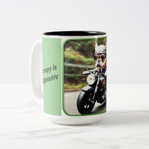 Therapy is Expensive Biker Dog Mug