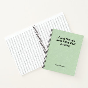 Therapy Notes: Vital Insights for Your Journey Notebook