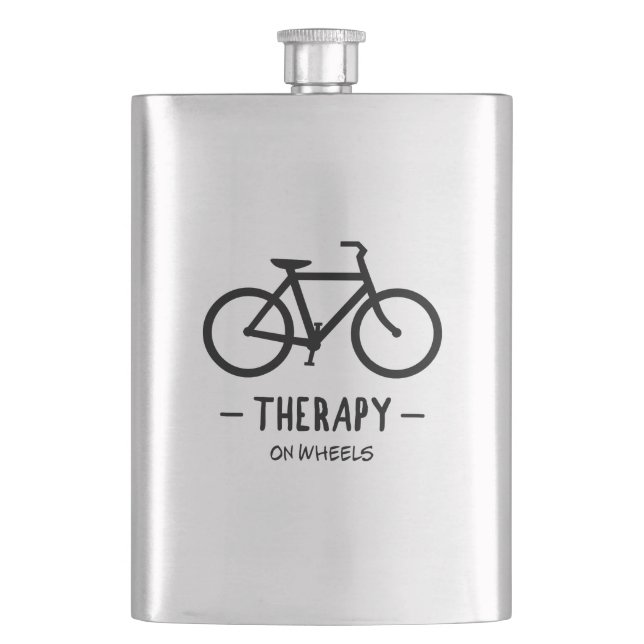 Therapy On Wheels Flask (Front)