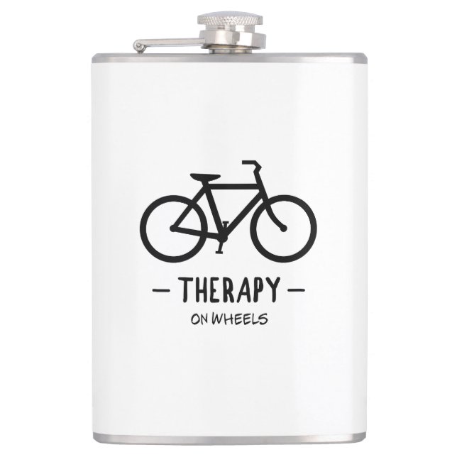 Therapy On Wheels Flask (Front)
