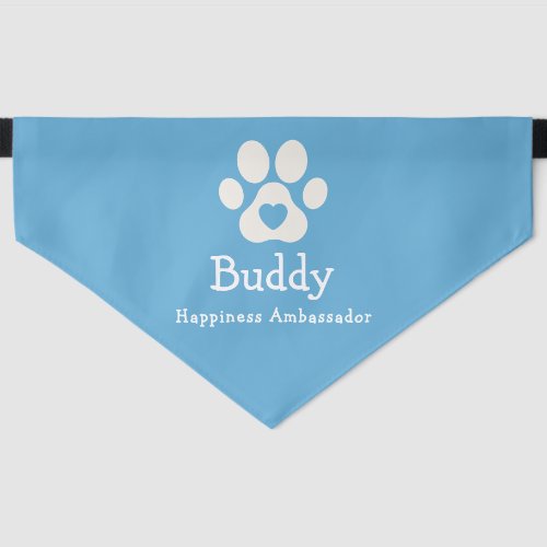 Therapy Pet Dog Bandana Collar