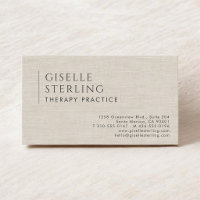 Therapy Practice Natural Linen