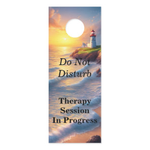 Therapy Session, Do Not Disturb  Door Hanger