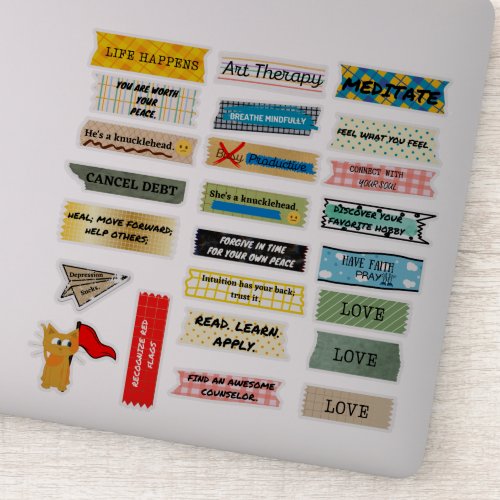 Therapy Session Self _ Care Planner Stickers 