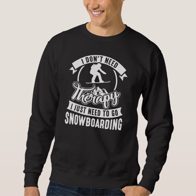 Therapy Snowboarding Sweatshirt (Front)