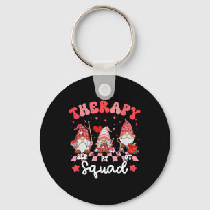 Therapy Squad Slp Ot Pt Valentine's Day Rehab Team Keychain