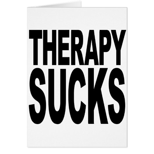 Therapy Sucks Cards (Front)