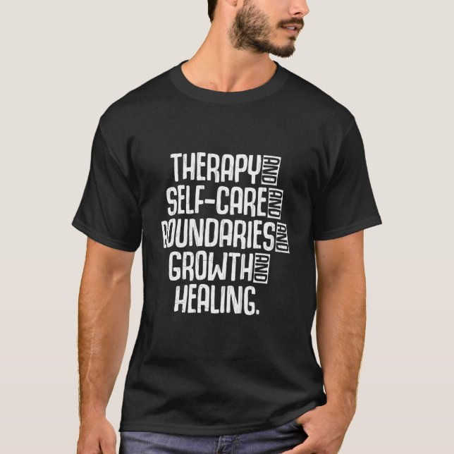 Therapy Tal Health Awareness T-Shirt (Front)