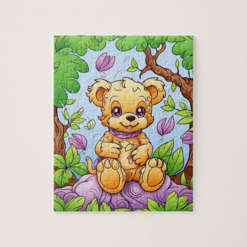 Therapy teddy bear jigsaw puzzle