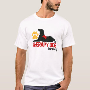 (Therapy) Therapy Dog Blue T-Shirt