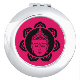 Theravada Buddhist Compact Mirror