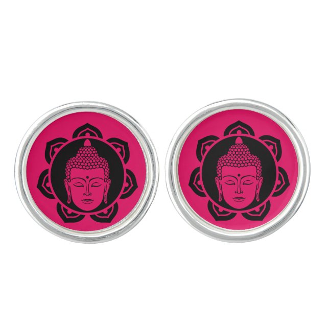 Theravada Buddhist Cufflinks (Front)