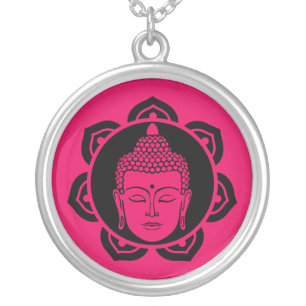 Theravada Buddhist Silver Plated Necklace