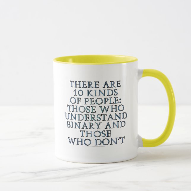 There are 10 kinds of people... mug (Right)
