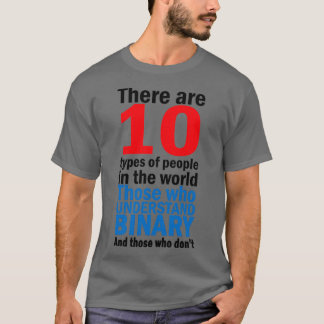 There are 10 types of people 1  T-Shirt
