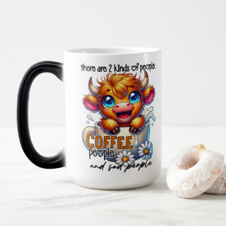 There Are 2 Kinds of People Coffee People and Sad Color Morph Mug