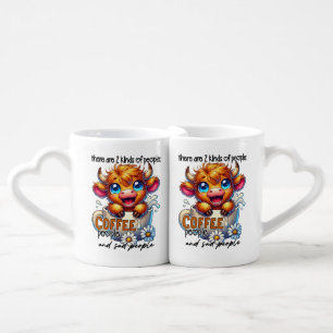 There Are 2 Kinds of People Coffee People and Sad Mug Set