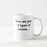 There Are Just 3 Types Of Bosses...double Sided Coffee Mug at Zazzle