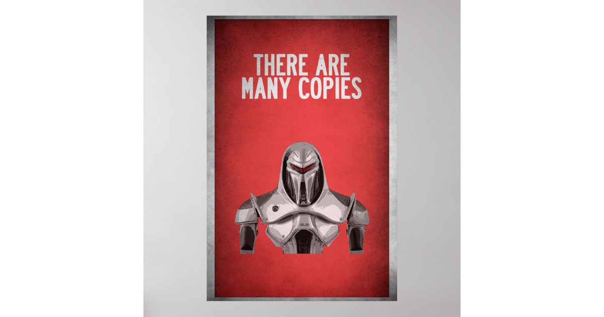 there-are-many-copies-poster-zazzle