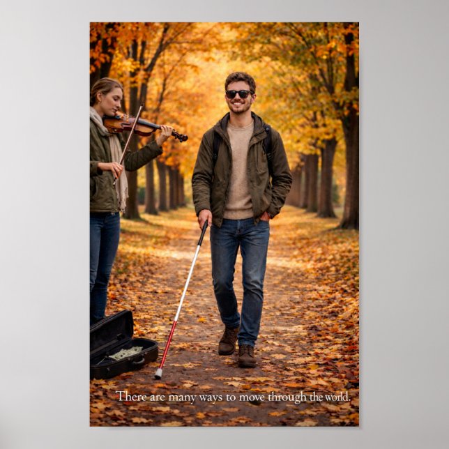 There are many ways to move through the world  poster (Front)