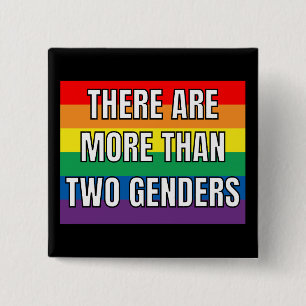 There Are More Than Two Genders Button