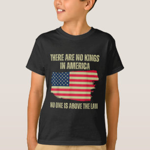 There Are No Kings In America, 2024 Us Flag T-Shirt