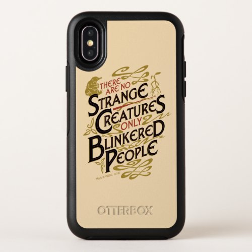 There Are No Strange Creatures OtterBox Symmetry iPhone X Case