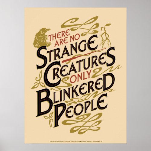 There Are No Strange Creatures Poster