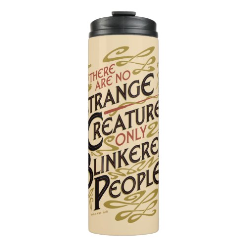 There Are No Strange Creatures Thermal Tumbler