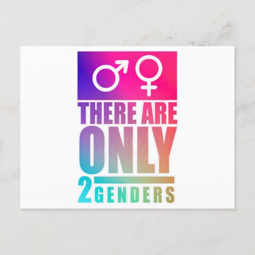 There are Only 2 Genders  Postcard