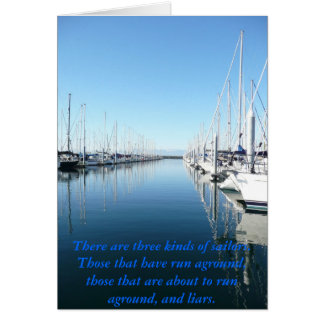 There are three kinds of sailors. cards