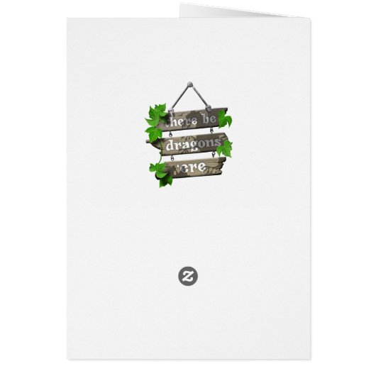 There be Dragons King Arthur Medieval Dragon Door (Back)