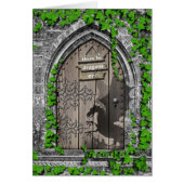 There be Dragons King Arthur Medieval Dragon Door (Front)