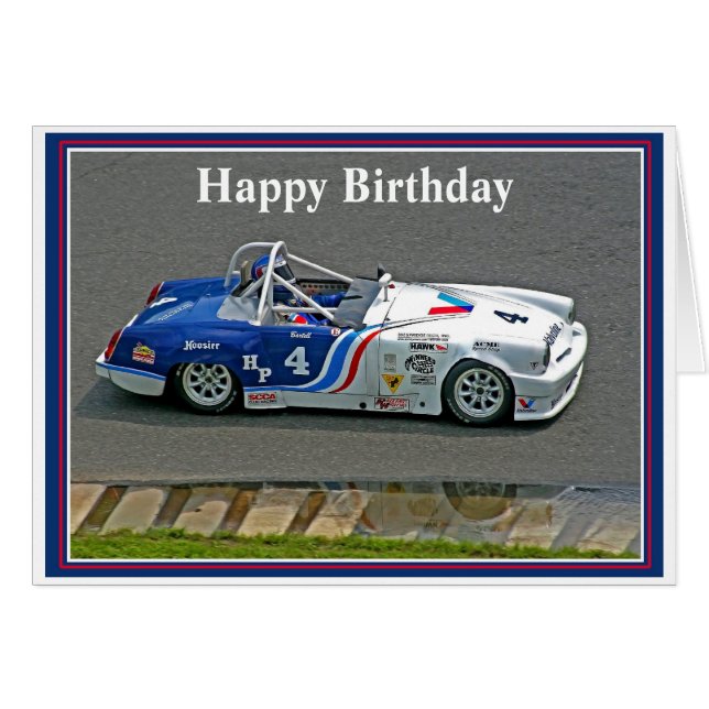 There Goes Number4 Happy Birthday Cards (Front Horizontal)