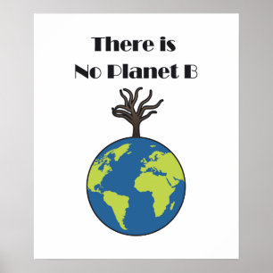 There iIs No Planet B Save The Planet Poster