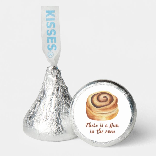 There is a Bun in the oven Baby Shower Hershey®'s Kisses® (Front)