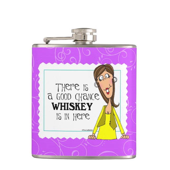There is a good chance whiskey is in here flask (Front)