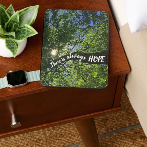 There Is Always Hope Sunlight Through Leaves Kindle Cover