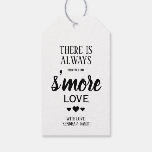 There is Always Room For S'more Love Wedding Gift Tags