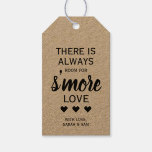 There is Always Room For S'more Love Wedding Gift Tags