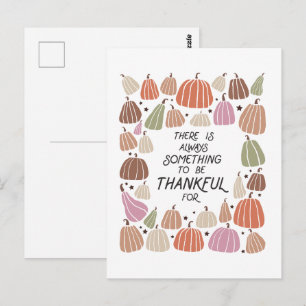 There is always something to be thankful for Boho Postcard