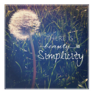 There Is Beauty In Simplicity Acrylic Print