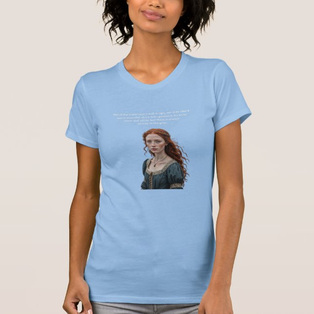 There is Beauty in the Gray T-Shirt (Front)