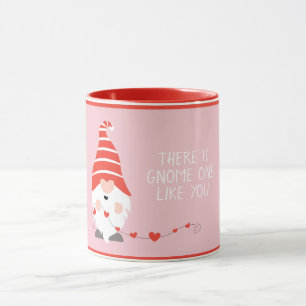 There Is Gnome One Like You Red Pink Mug