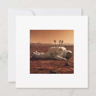 THERE IS LIFE ON MARS CARD
