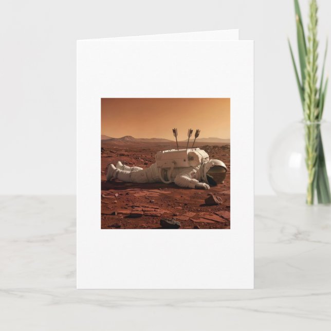 THERE IS LIFE ON MARS  CARD (Front)