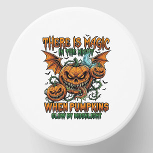 There Is Magic Halloween Monster Pumpkins Bat Wing Mini Candle Favors