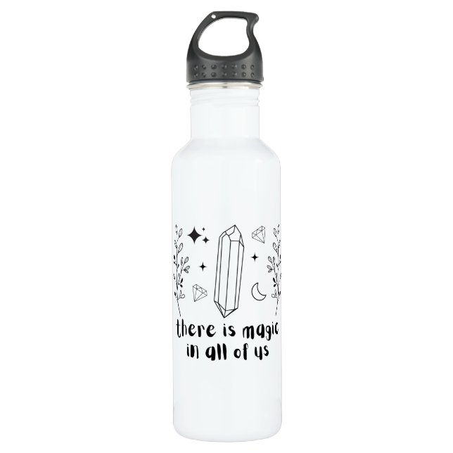 There Is Magic In All Of Us Stainless Steel Water Bottle (Front)